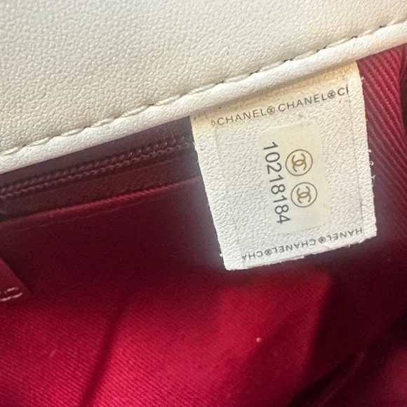 C hanel CC 19 look a like Classic White Quilted Shoulder Bag - Picture 10 of 10